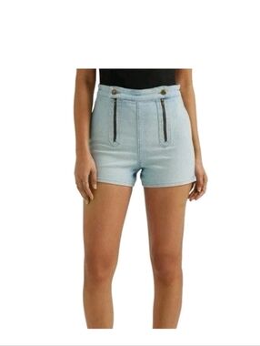 Lee Heritage High Waisted Zip Denim Shorts 8 90s Y2K High Rise Mom Shorts Retro